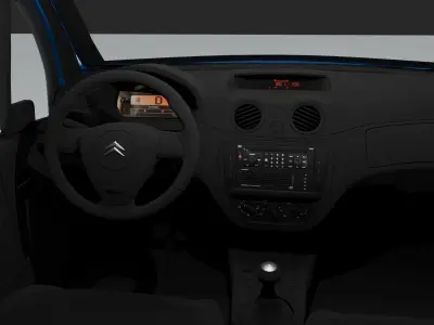 Citroen C3 2010 HQ INTERIOR 3D model