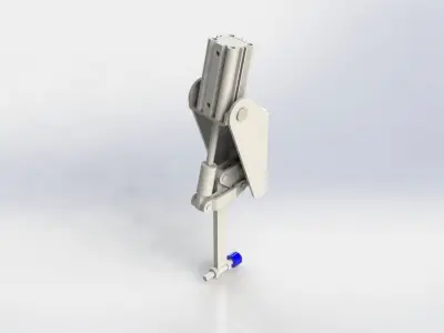 Grampo Pneumatico Ema Fix KF-111 DS P Pneumatic Clamp 3D model