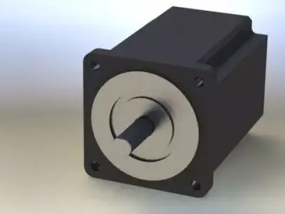 Nema stepper motor-long frame Free 3D model