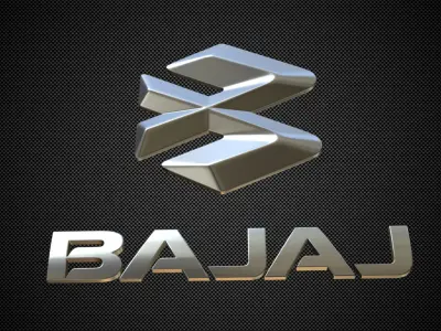 bajaj logo 3D model