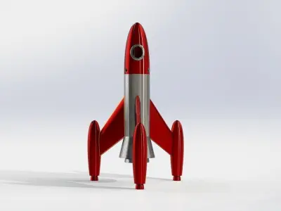 Simple Rocket 3D model