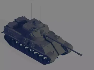 Somua SM 3D model