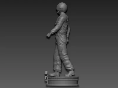 Piloto de vks de Rusia 3D print model