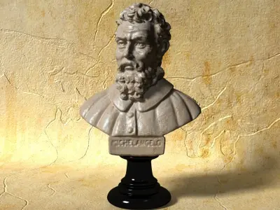 Michelangelo Bust 3D model