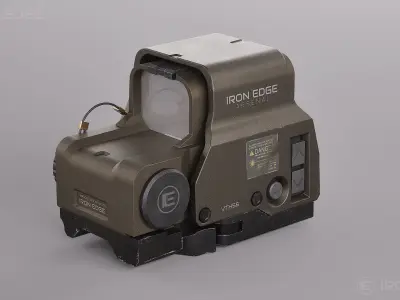 Holographic Sight VTH56 - AAA 3D Asset - Game Ready Low-poly 3D model