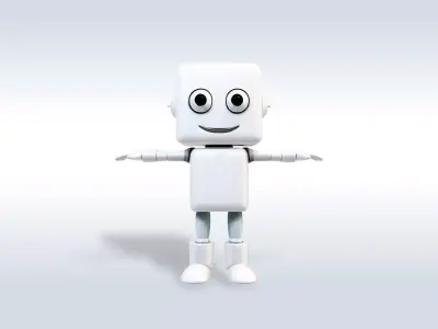 3D Cartoon character t stylized computer pc  3D model