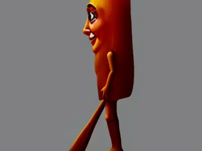 Italian Brainrot - Tung Tung Tung Sahur Free low-poly 3D model