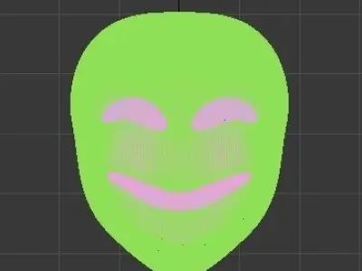 Happy Mask 3D model