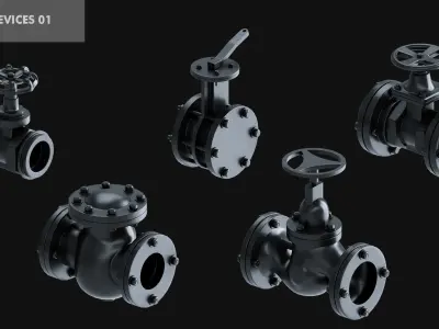 Subdiv Pipes volume 01 3D model