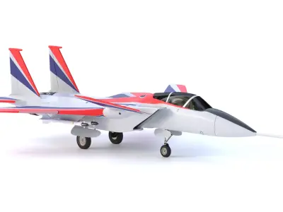 McDonnell Douglas F-15 ACTIVE - THE FRANKENSTEIN FIGHTER - Low-poly 3D model
