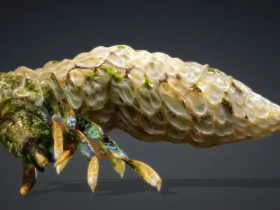 Larval-V1d 3D model
