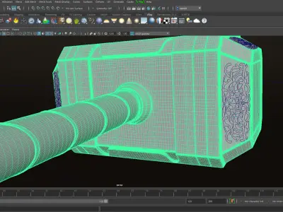 Thor hammer 3D model
