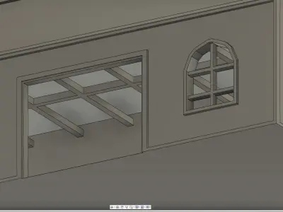 Wooden Barn 3D print model