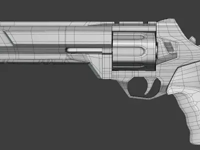 3D model python gun - skin gun in Valorant Low-poly 3D model