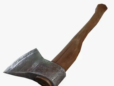 Axe PBR Low-poly 3D model