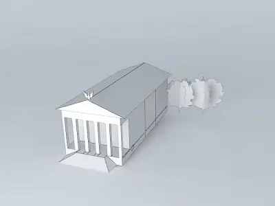 Campinense Academy of Letters Campinas 3D model