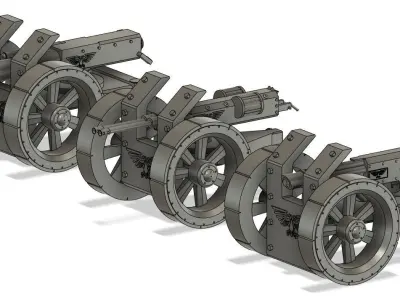 Imperial Of Man Weapons Platforms 3D print model