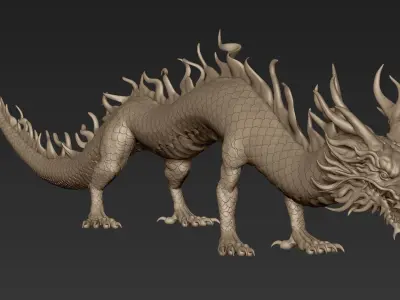 Asian Dragon 3D model