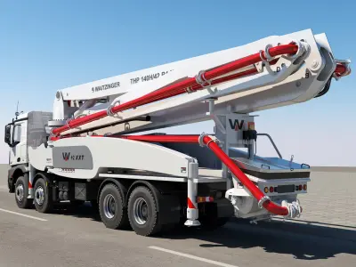 Mercedes Arocs WAITZINGER 3D model