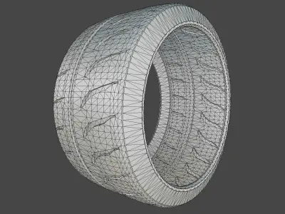 TOYO PROXES R888R Free low-poly 3D model