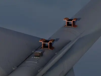 C-701T Air-to-Ground Missile Low-poly 3D model