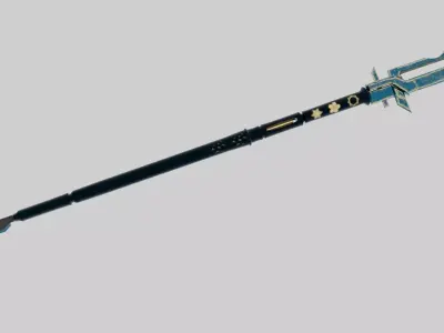 Sword model HALLS OF DAWN Low-poly 3D model