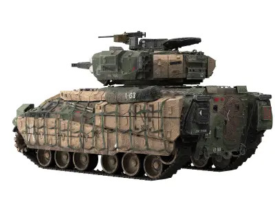 M2A4 Bradley Western 3D model