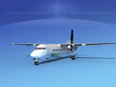 Fokker F-60 MAS Wings 3D model