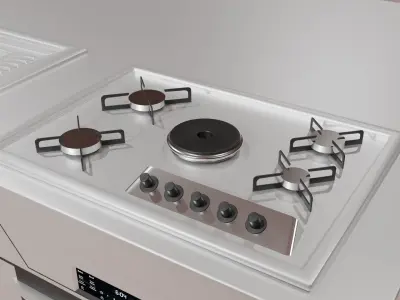 commercial kitchen cabinet 3D model