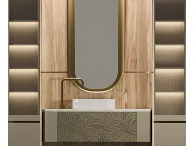 Bathroom Furniture Free 3D model order