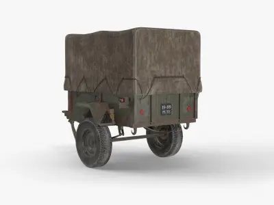 Gaz 704 Low-poly 3D model