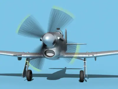 Hawker Hawker Tempest MK1 V00 3D model