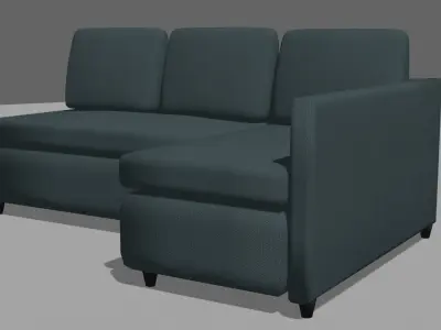 Modern Couch Free low-poly 3D model