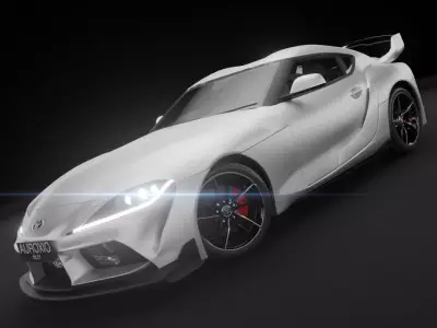 2020 Toyota Supra MK5 A90 Free 3D model