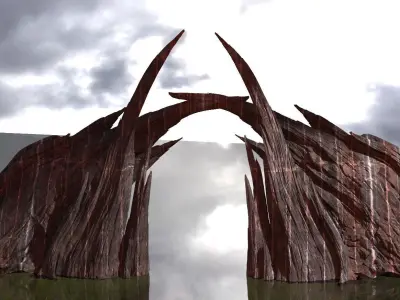 River styx Rocks 3 3D model