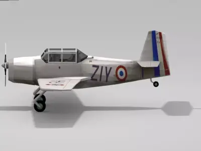 Nord Aviation 3 ad 2 Low-poly 3D model