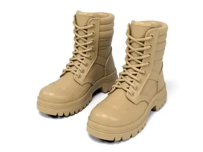 Military boots 3D print model