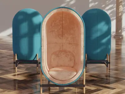 Capsule Chair  Free 3D model