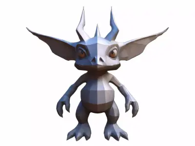 Fyrn Dragon 3d Model 3D model