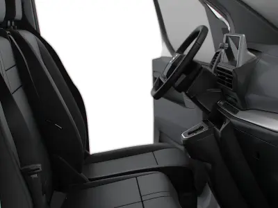 Opel Vivaro Electric Tailgate Van L2 HQ Interior 2024 3D model