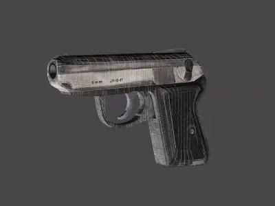 P64 CZAK polish pistol 3D model