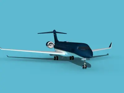 Bombardier Global 7000 V15 3D model