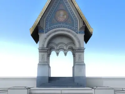 St Nikolai pronaos 3D model