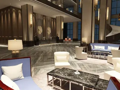 The Hotel Lobby 9 3D model