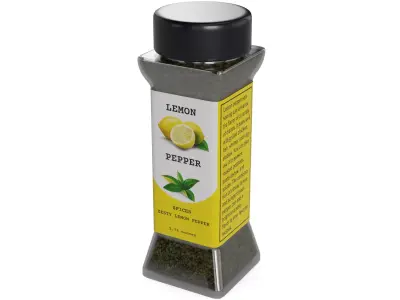 Pepper Lemon Pepper 3D model