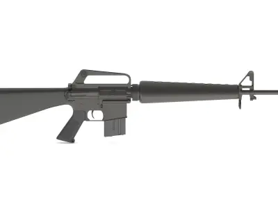 Assault Rifle Xm16E1  3D model