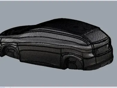 SUV Car Body1 Free 3D model