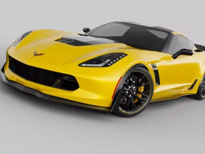 Chevrolet Corvette Z06 C7R Edition Free 3D model