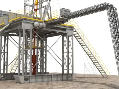 Land Rig 3D model