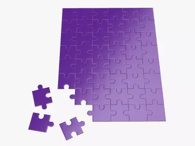  48-piece jigsaw puzzle 02 3D model
